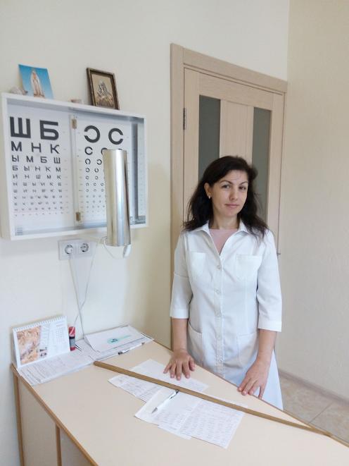 Медсестра ортоптичного кабінету Наталія Попач